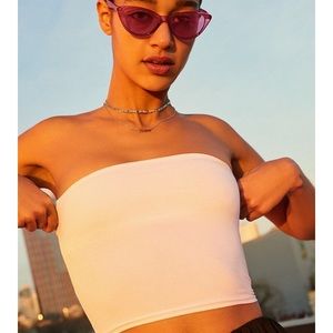 UO White tube top Like New